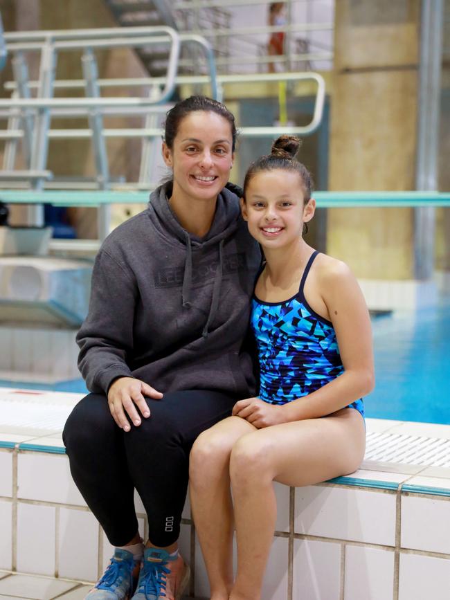 Mariah Photi with her mum and biggest supporter Diana. Picture:Angelo Velardo