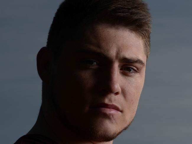 SUNBURY, UNITED KINGDOM - MARCH 12: James O'Connor of London Irish poses for a portrait during a Premiership Rugby player feature on March 12, 2014 in Sunbury, England. (Photo by Steve Bardens/Getty Images)