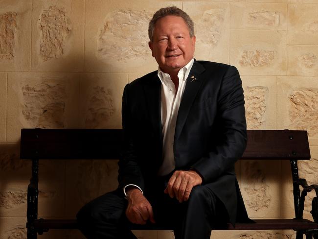 3/4/2020Andrew Forrest talks about Cove project by Minderoo.Pic Colin Murty The Australian