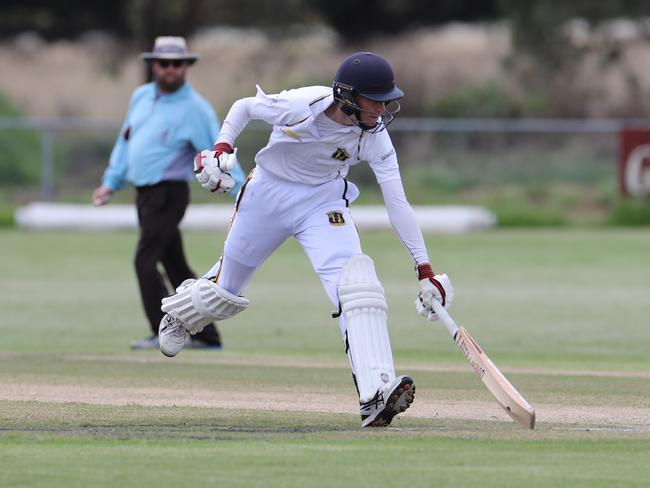 Highton batsman Brady Somers. Picture: Peter Ristevski