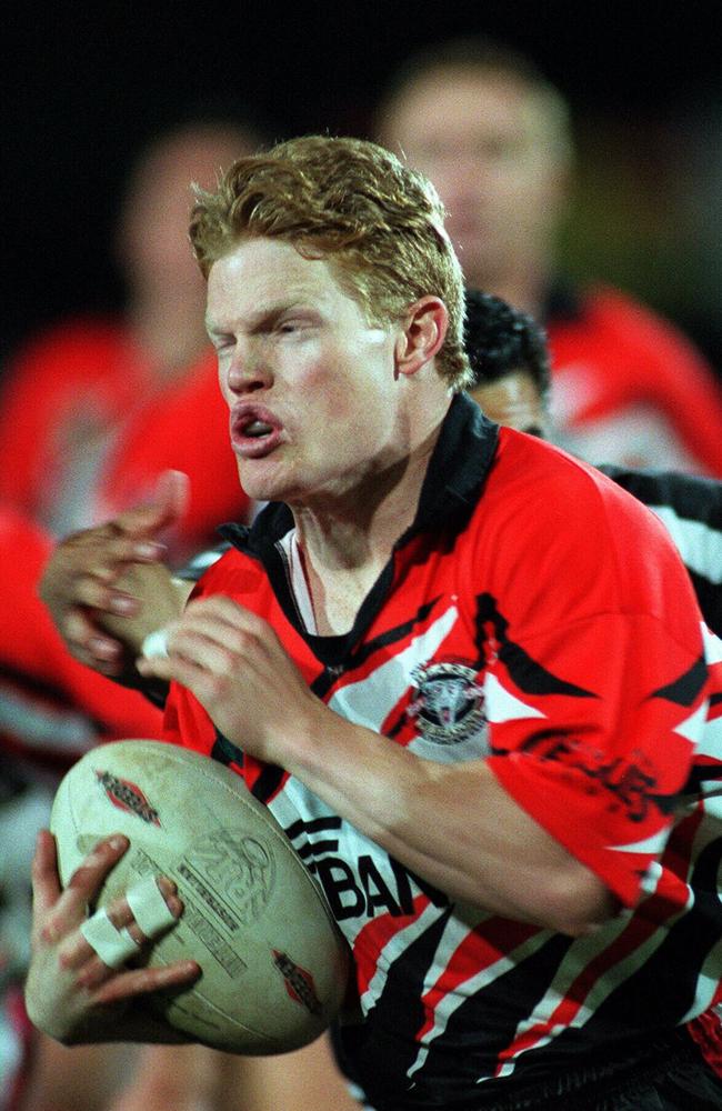 Brett Dallas during Wests v Norths ARL game. Picture: Rugby League A/CT