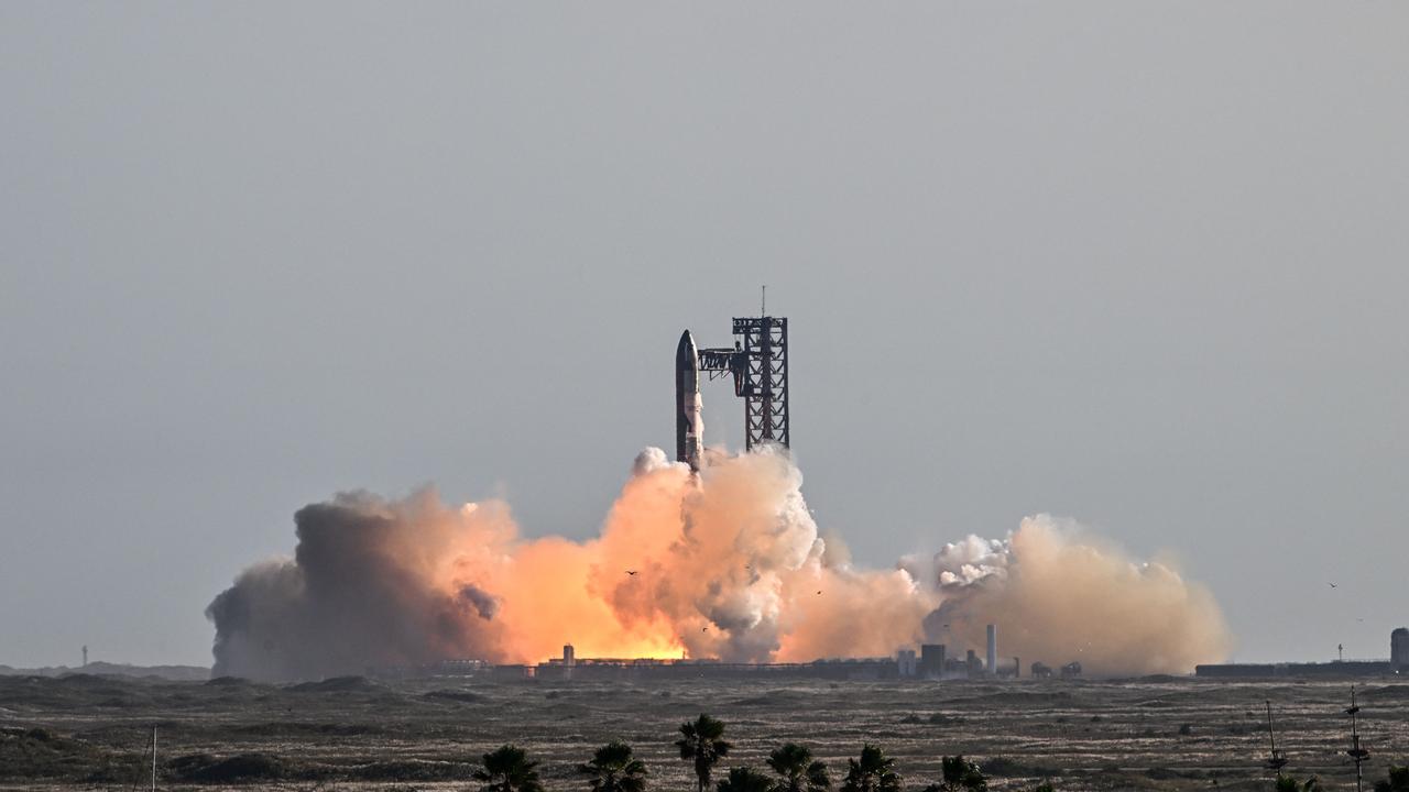 SpaceX has developed the first reusable rocket booster. Picture: Chandan Khanna/AFP