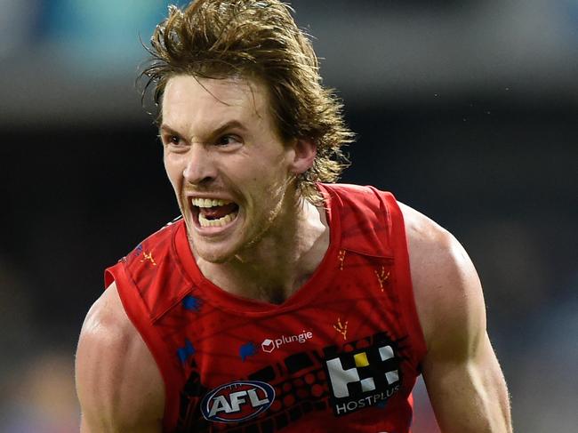 Noah Anderson has lived out every kids dream — a matchwinning goal after the siren. Picture: AFL Photos/Getty Images