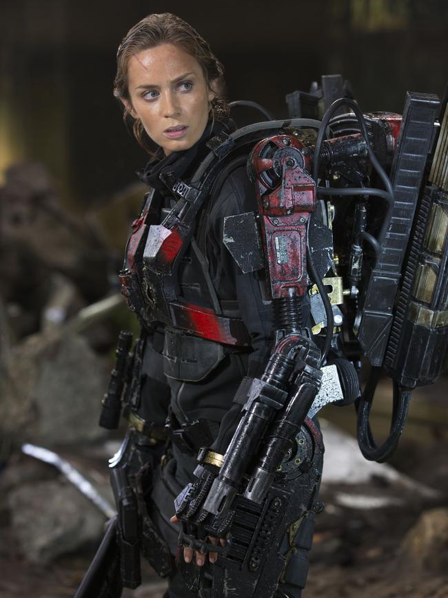 Emily Blunt as decorated soldier Sergeant Major Rita Vrataski.