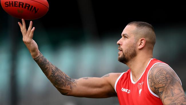 Lance Franklin booted 24.22 in time-on from 2018-19.