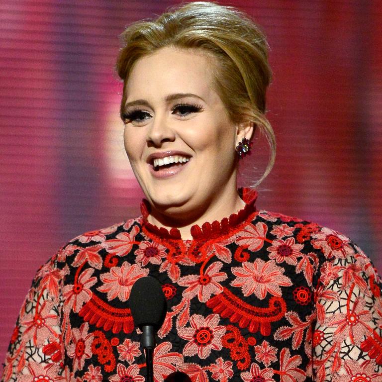 Adele has been open about her struggles with exercising, previously revealed she doesn’t ‘skip to the gym’. Picture: Kevork Djansezian/Getty Images