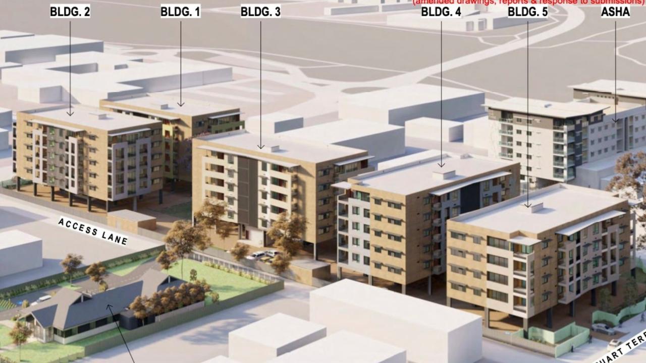 Melanka new scaled back vision for 94 Todd St, Alice Springs, with 144 new apartments as opposed to 174 now planned for the site.