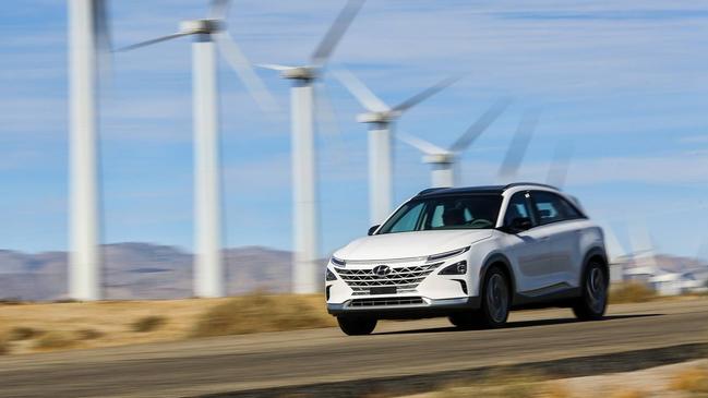 Hydrogen cars such as the Hyundai Nexo are about to enter the Australian market.