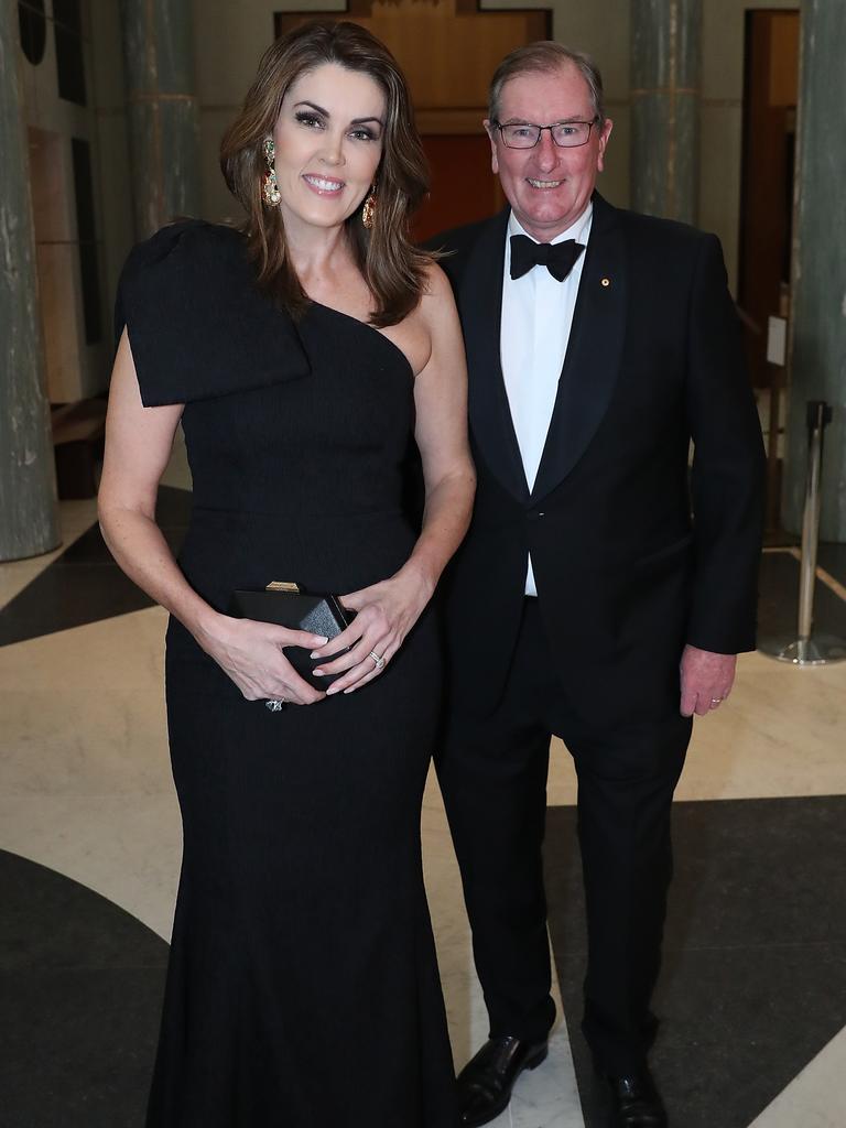 Peta Credlin and Brian Loughnane. Picture: Gary Ramage