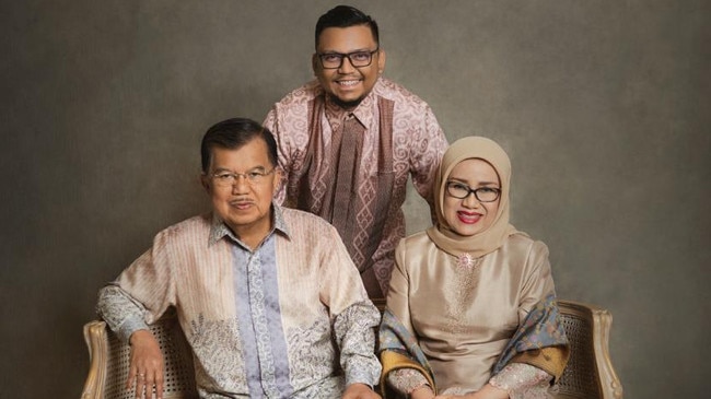 Three-time vice-president Jusuf Kalla and wife Mufidah adopted Muhammad Haikal.