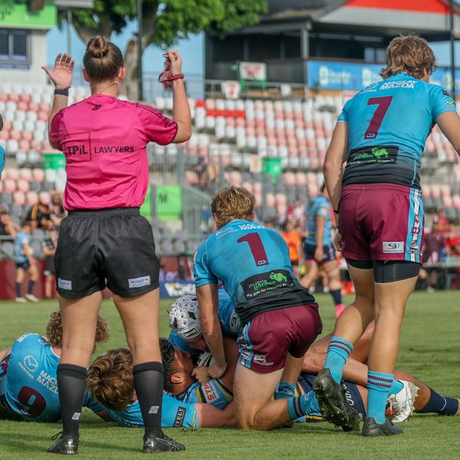 Meninga Cup, Semi Final, Norths Devils V Mackay Cutters. Picture by Stephen Archer