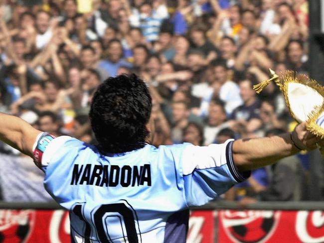 Maradona was one of soccer’s GOATs. Picture: AFP