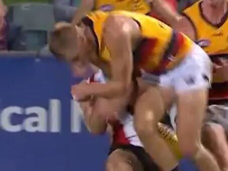 David Mackay's bump on Hunter Clark