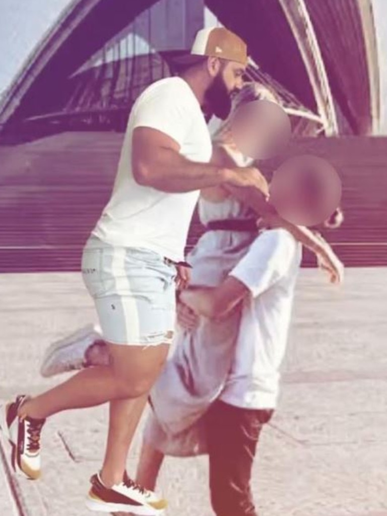 He has been editing himself into the woman’s couple photos. Picture: Instagram/Mr Play Official