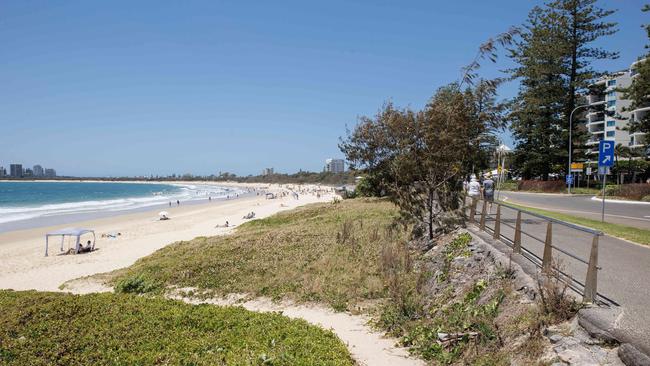 A man has been rushed to a Sunshine Coast hospital after he was pulled unconscious from the water a popular beach. Picture Lachie Millard