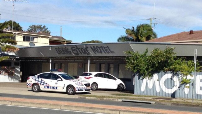 Police at The Evening Star Motel. Photo: Supplied