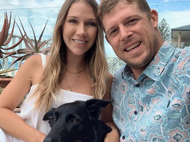 Mick Fanning and Breeana Randall. Picture: Instagram