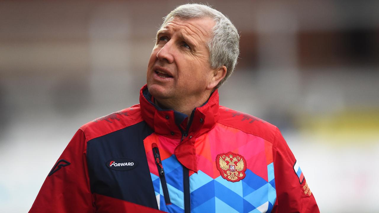 Lyn Jones of Russia at Kingsholm Stadium.