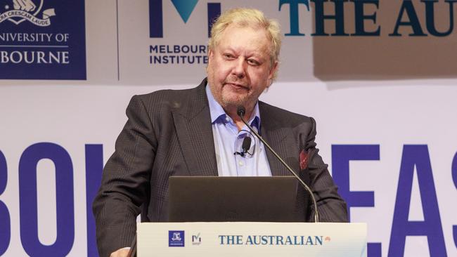 CEO of WiseTech Global Richard White during the Economic and Social Outlook Conference in Melbourne. Picture: Aaron Francis / The Australian