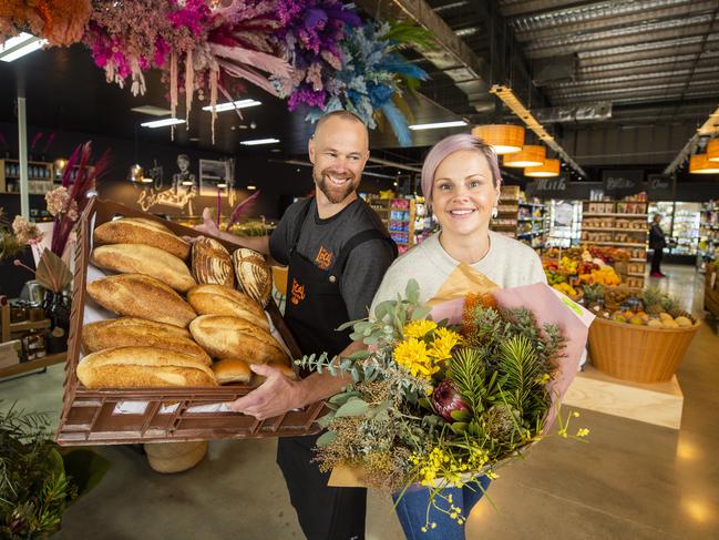 Husband and wife team Chris and Meecah Cooper have just opened The Local Grocer, an independent supermarket in Cambridge. Picture: Richard Jupe