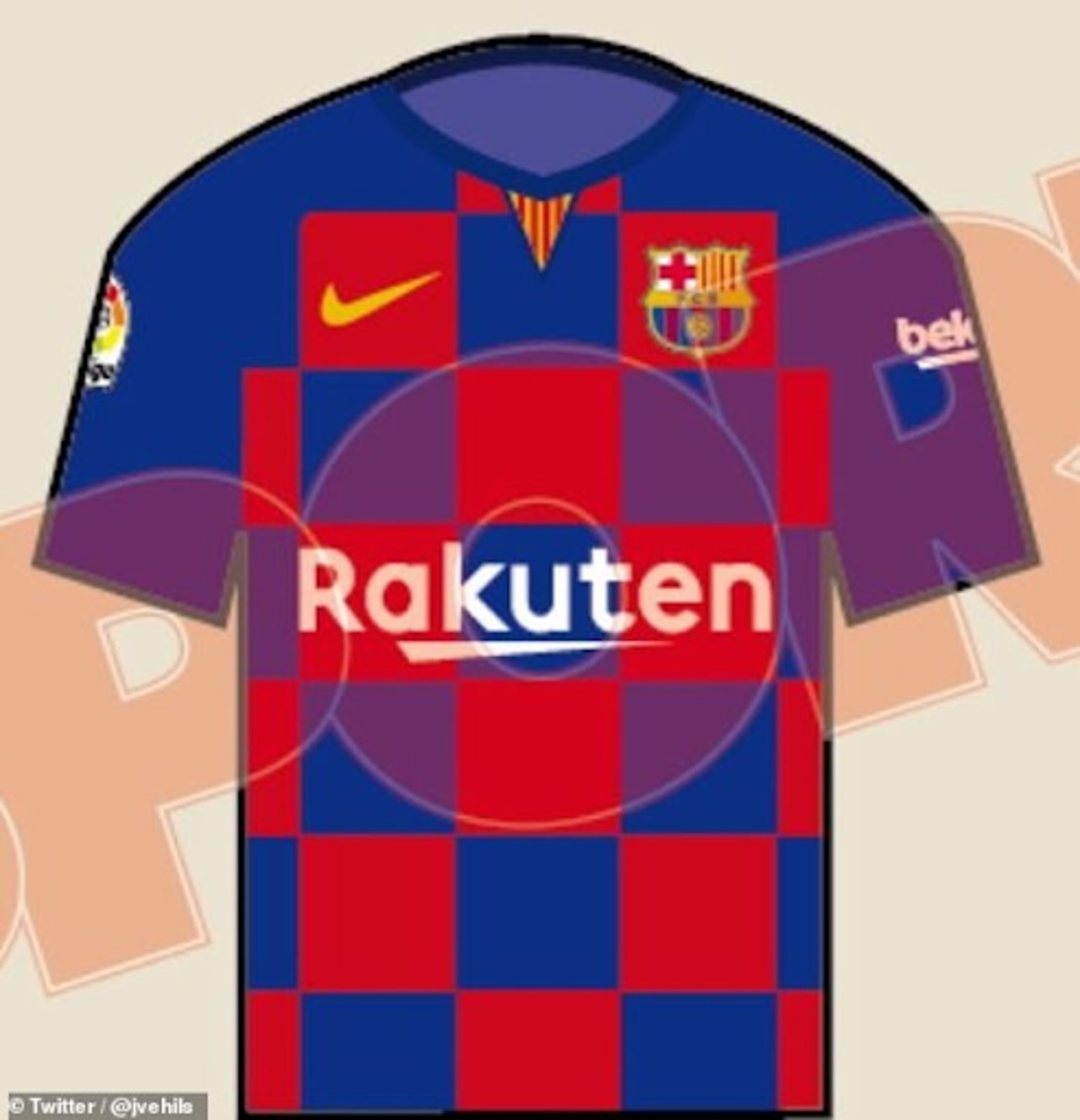 Bacelona's new kit is an interesting one...
