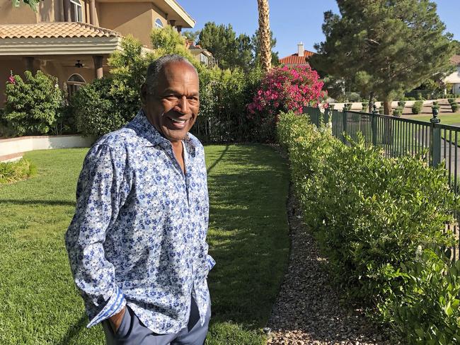 Twenty-five years after the murders, O.J. Simpson is living a quiet life in Las Vegas. Picture: Didier J. Fabien/AP