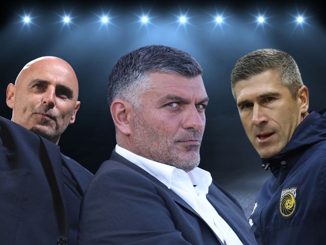 Three of the key contenders for the now vacant Socceroos head coaching role.