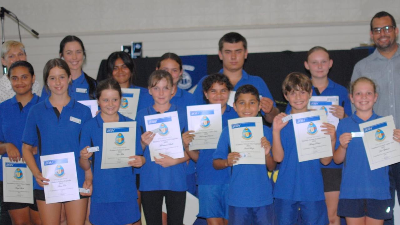 Eidsvold State School secondary and primary school captains