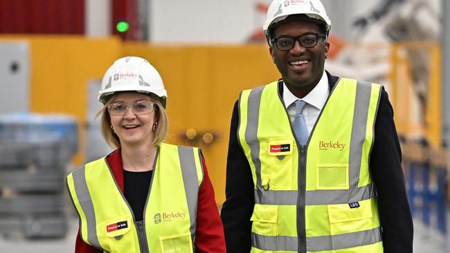 British Prime Minister Liz Truss and Chancellor Kwasi Kwarteng are pushing trickle-down economics. Picture: Getty Images