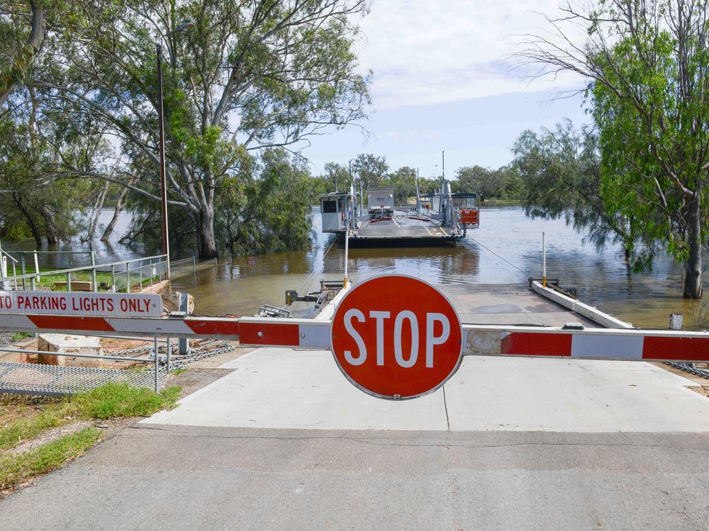 The Lyrup ferry on November 19, 2022: Picture: Brenton Edwards