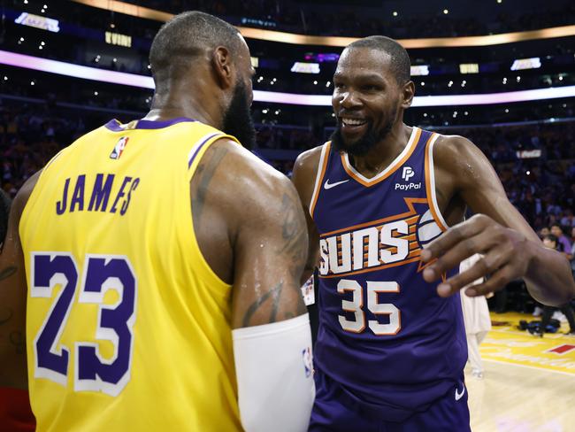 Goorjian sees Josh Giddey reaching the heights of the likes of Kevin Durant and LeBron James. Picture: Kevork Djansezian/Getty Images