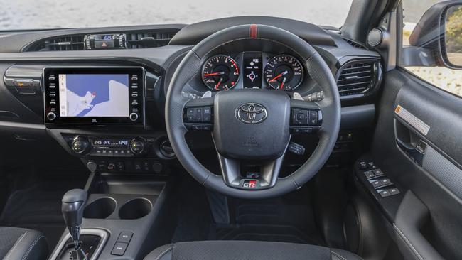 The interior is still a step behind the competition.