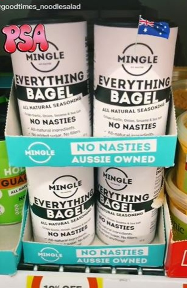 Coles has begun to stock Mingle’s Everything Bagel seasoning - much to the joy of breakfast loves around the country.