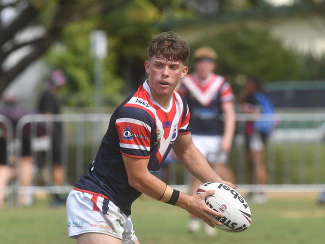Kirwan State High School hosts St Patrick's College, Mackay, in round 1 of the 2025 Aaron Payne Cup. Picture: Evan Morgan