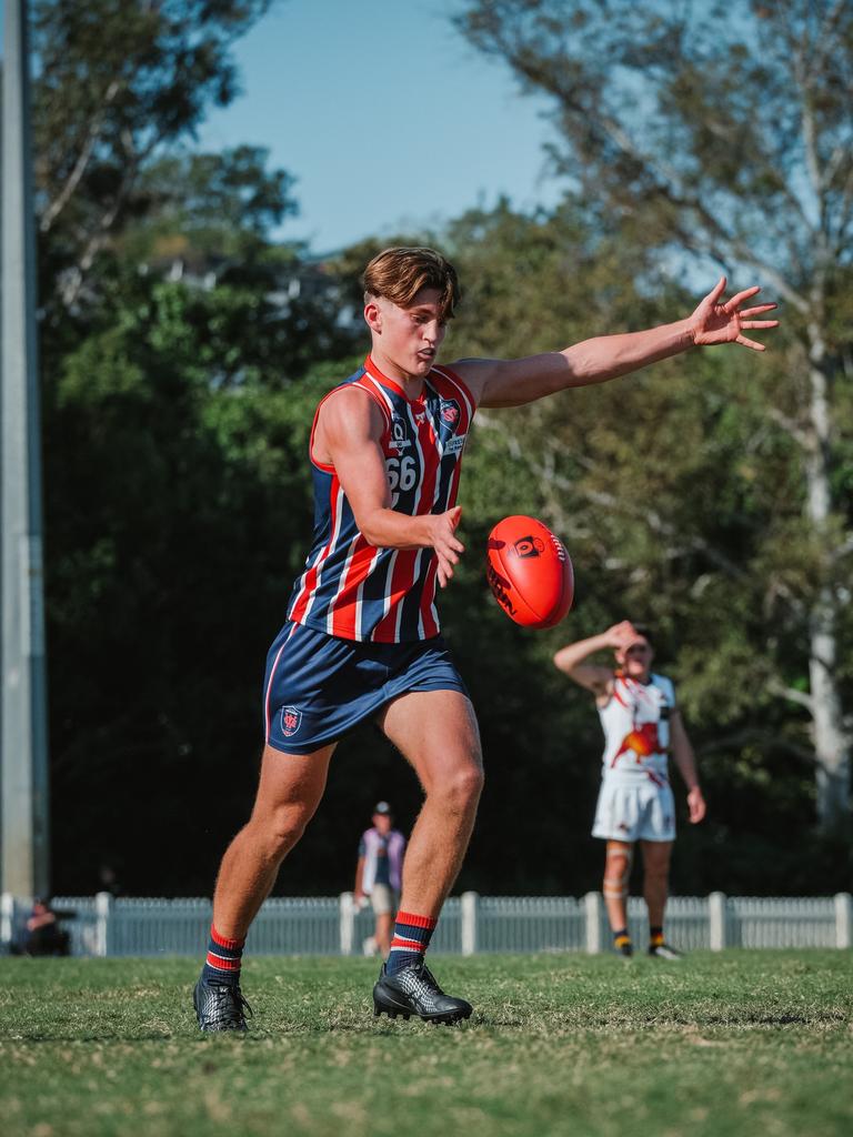 Wilston Grange rising star Archie Smith in action. Picture: Clyde Scorgie/Brooke Sleep Media.