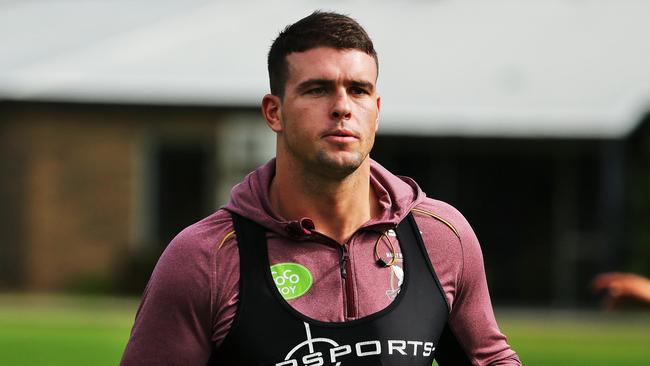 Darcy Lussick is unsure about his rugby league future. Picture: Braden Fastier