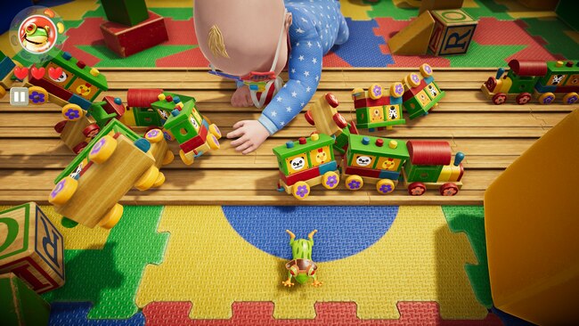 <i>Frogger in Toy Town </i>is sure to be a hit for young gamers.