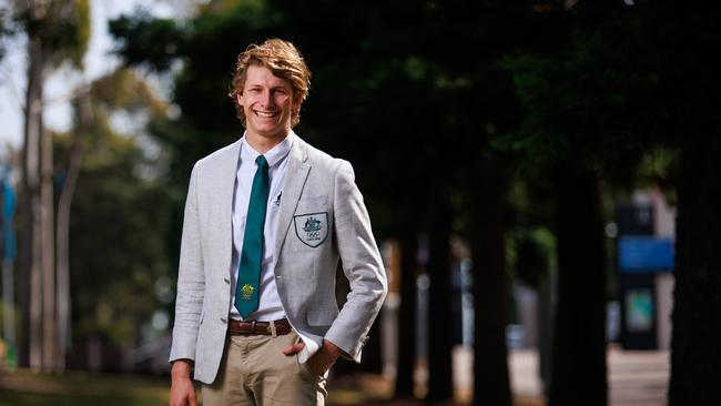 Olympic diver and Trinity Grammar School graduate Sam Fricker understands the challenge of balancing the school books and an elite athletic career. Picture: Justin Lloyd