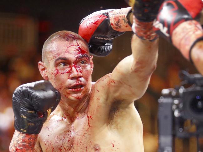 Tszyu’s rematch with Fundora could take place back in Las Vegas. Picture: Steve Marcus/Getty Images