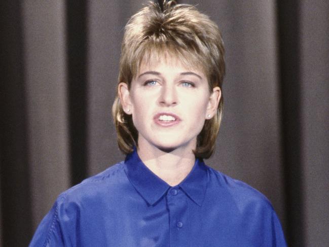 Ellen DeGeneres made her debut on The Tonight Show with Johnny Carson in 1987. Picture: NBC