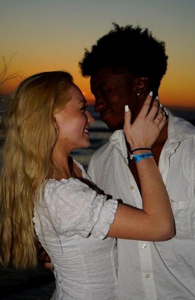 Clara and Trey Bell allegedly married after just two weeks of dating. Picture: Kennedy News