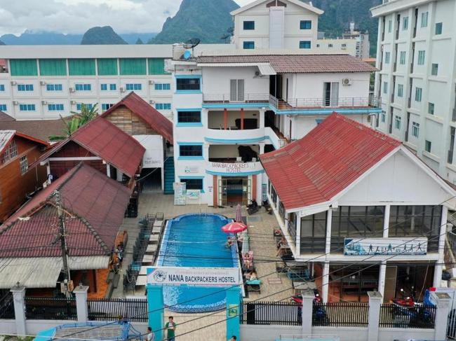 The teens were staying at the Nana Backpacker Hostel in Vang Vieng, Laos. Picture: Supplied