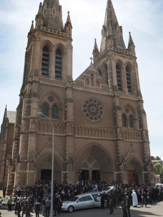 The service was held at St Peter’s Cathedral in North Adelaide.