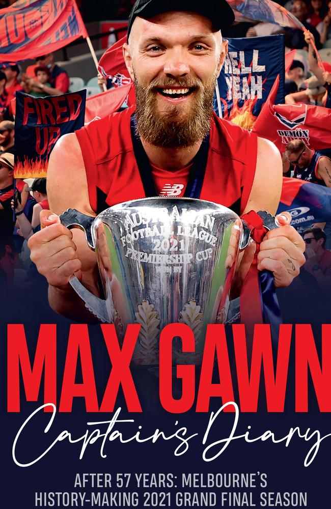 The cover of Max Gawn's new tell-all book.