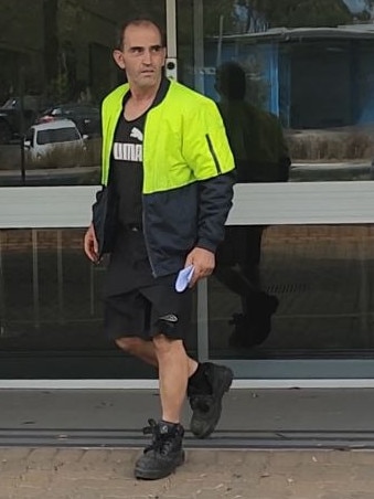 Mr Shpetimi outside Elizabeth Magistrates Court on Monday. Picture: Leah Smith