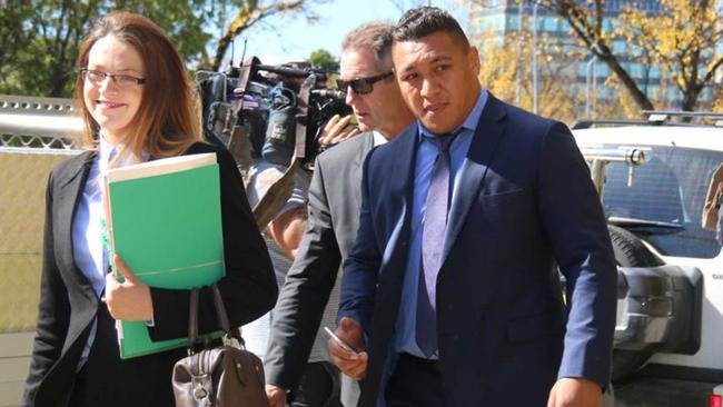 Papalii didn’t open up on what led to his DUI confession. ABC News/Gordon Taylor