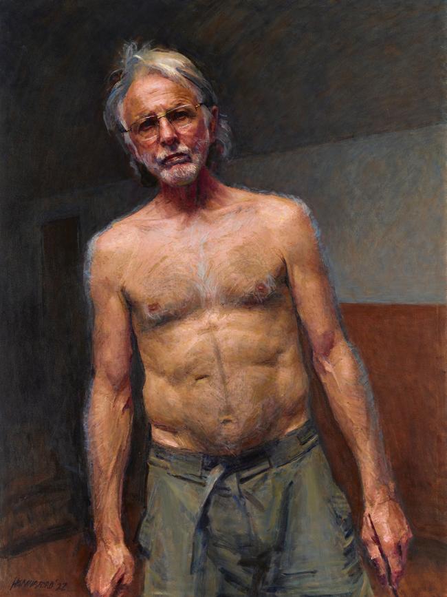 Robert Hannaford’s self-portrait, Hirsute