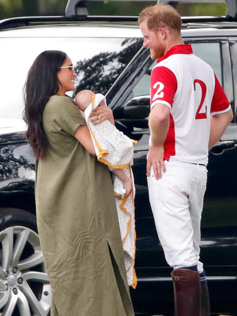 It was one of the first times baby Archie had been seen in public. Picture: Getty Images.