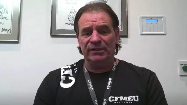 CFMEU Victoria boss John Setka. Picture: ABC