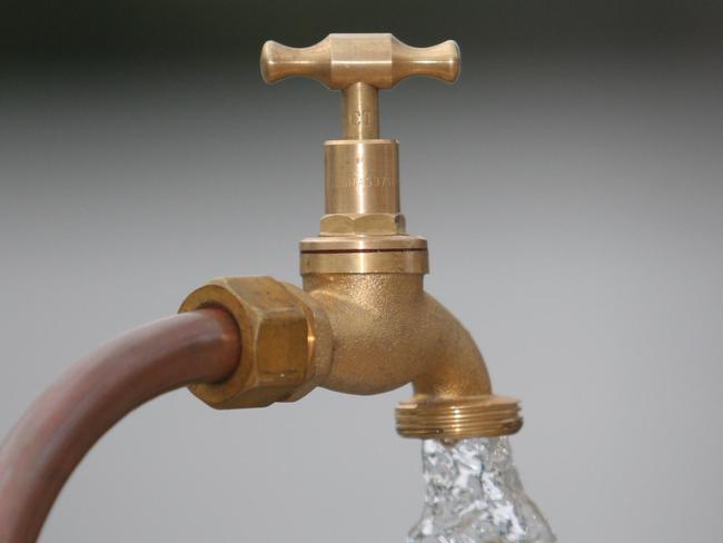 Running water tap. Generic